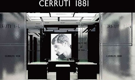 CERRUTI 1881—品牌商店設計